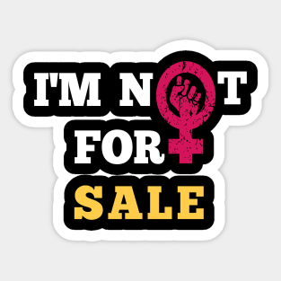 i'm not for sale Sticker